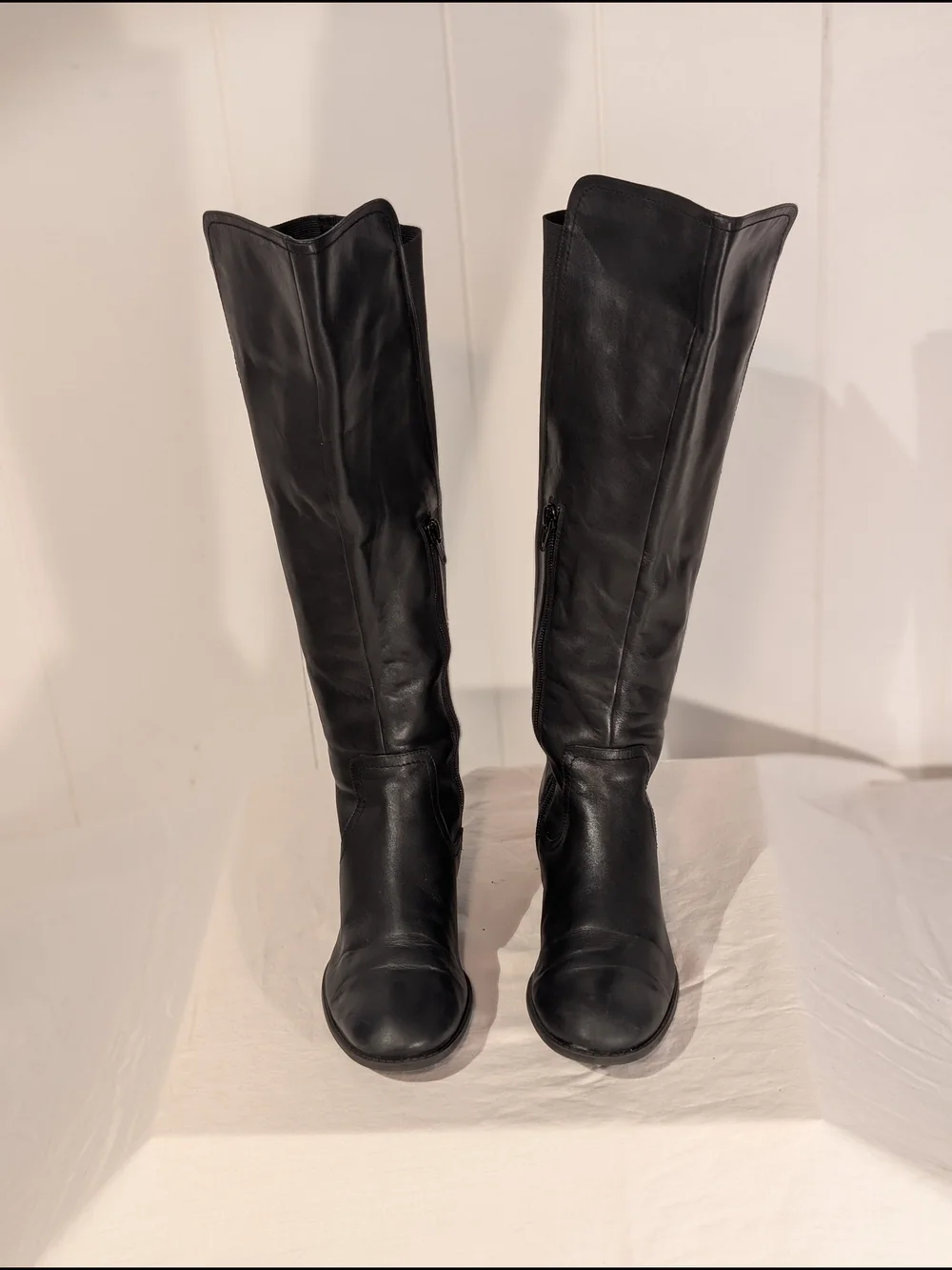Alfani Black Leather Over-the-Knee Riding Boots